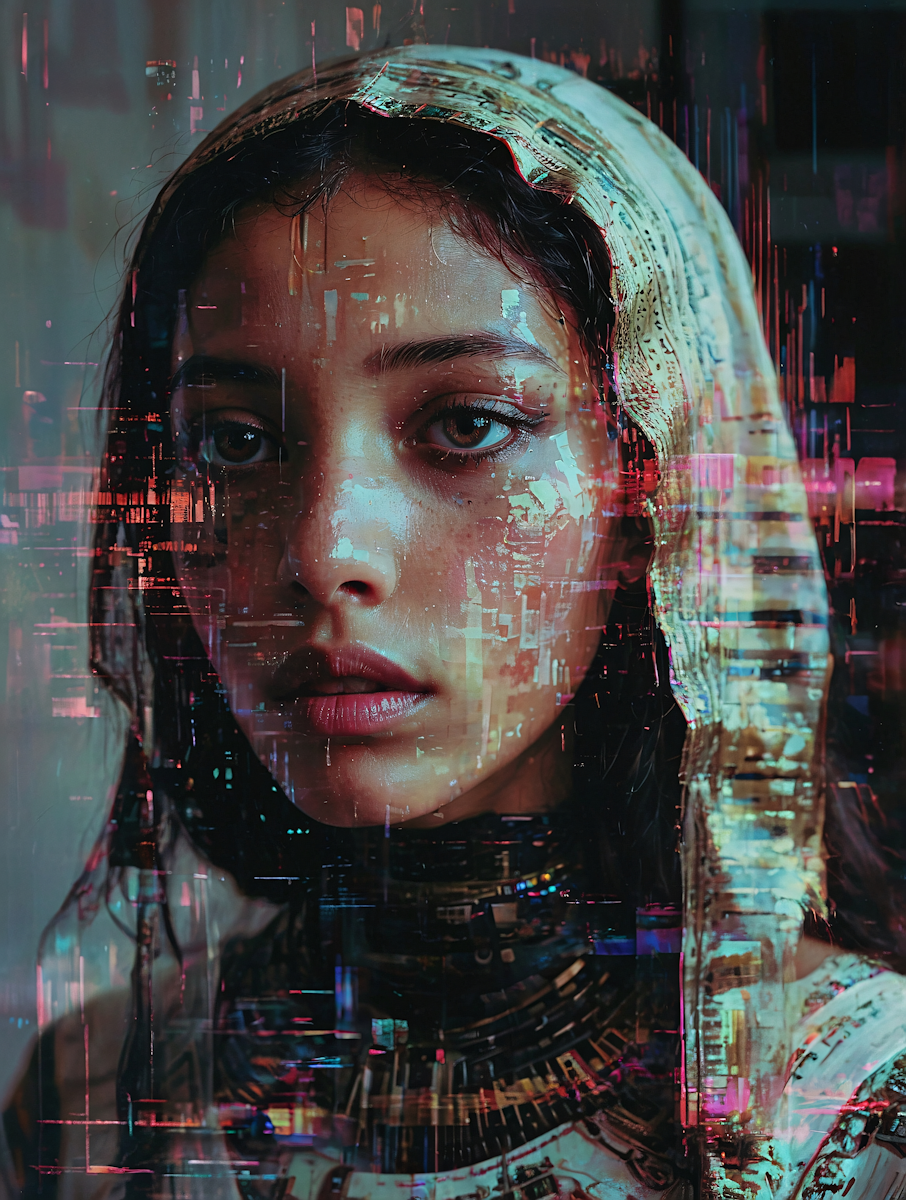 Cyberpunk Portrait Art